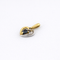 Pendentif Pendentif cœur en or jaune 18 carats, saphir poire et diamants 58 Facettes 32934