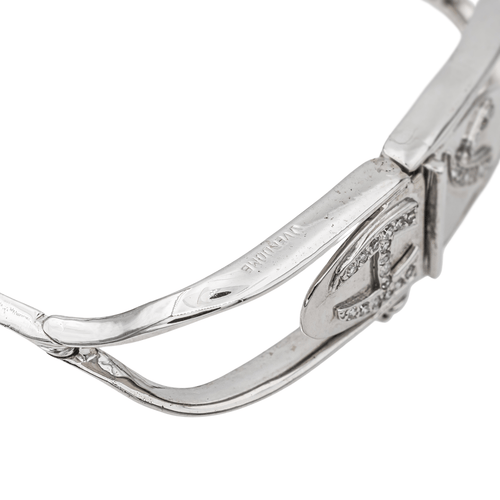 Bracelet Jean Vendôme - Bracelet en or blanc et platine saphirs, émeraudes, rubis, diamants 58 Facettes 3298646CN