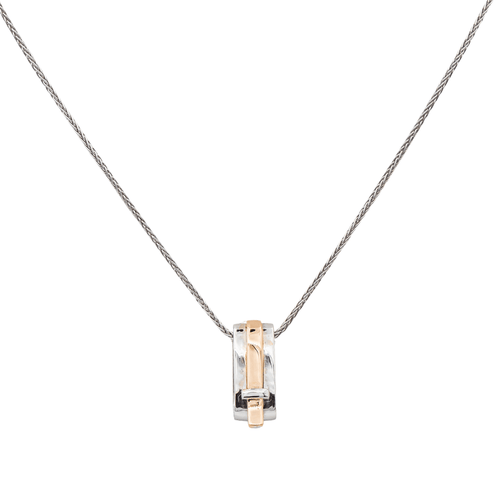 Collier Guy Laroche Collier  Or blanc, Or rose 58 Facettes 3298907CN