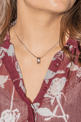 Collier Guy Laroche Collier  Or blanc, Or rose 58 Facettes 3298907CN