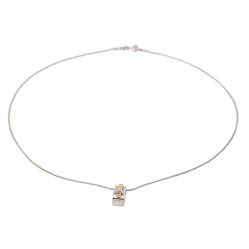 Collier Guy Laroche Collier  Or blanc, Or rose 58 Facettes 3298907CN