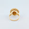 Bague 52 Augis - Bague chevalière « + qu’hier – que demain » en or jaune 18 carats 58 Facettes 33094