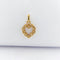 Pendentif Pendentif cœur en or jaune 18 carats et diamants 58 Facettes 33147