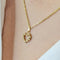Pendentif Pendentif cœur en or jaune 18 carats et diamants 58 Facettes 33147