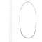Collier Collier maille Figaro en or blanc 18 kt 58 Facettes 33207