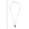 Collier Gabriella Rivalta - Collier en or jaune 18 ct avec rose émaillée 58 Facettes 33328