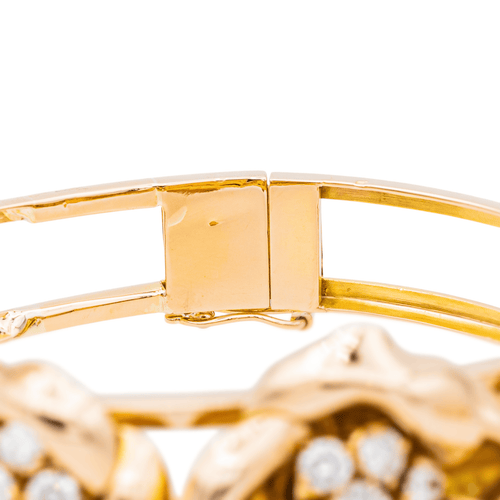 Bracelet Bracelet Manchette Or rose, Or jaune Diamant 58 Facettes 3334092CN