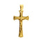 Pendentif Pendentif croix en or jaune 18 carats 58 Facettes 33359