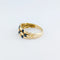 Bague 57 Bague en or jaune 18 carats et saphirs 58 Facettes 33376