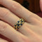 Bague 57 Bague en or jaune 18 carats et saphirs 58 Facettes 33376