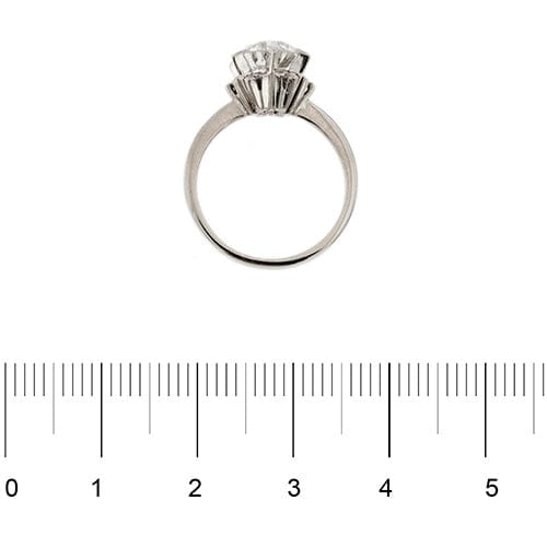 Bague 50 Bague solitaire - Platine 950 avec diamants 1,78 ct 58 Facettes 33443