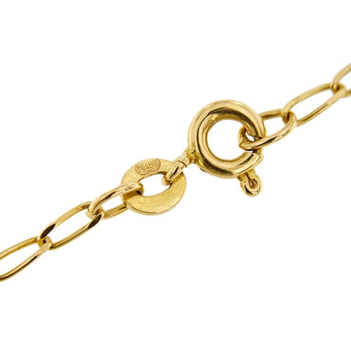 Collier Unoaerre - Collier maille cheval en or jaune 18 ct avec camée 58 Facettes 33507