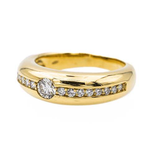 Bague 57 Bague Or jaune Diamant 58 Facettes 3350980CN