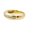 Bague 57 Bague en or jaune 18 carats sertie de 17 diamants 58 Facettes 3350980CN