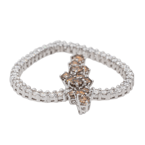 Pendentif Pendentif Coeur Or blanc Diamant 58 Facettes 3351134CN