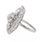 Bague 46 Bague Art déco Or blanc, Platine Diamant 58 Facettes 3358945CN