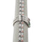 Bague Bague Riviera ondulée en or blanc 18 ct avec diamants, rubis, saphirs et émeraudes 58 Facettes 33645