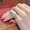 Bague 48 Bague bouquet en or blanc 18 carats et diamants 58 Facettes 33708