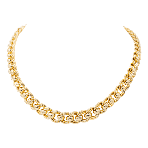 Collier Caplain Saint-André - Collier en or jaune 18 carats saphir 58 Facettes 3370959CN