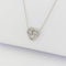 Collier Collier - Pendentif rosace en or blanc 18 carats et diamants 58 Facettes 33732