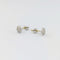 Boucles d'oreilles Boucles d’oreilles puces en or blanc 18 carats et diamants 58 Facettes 33740