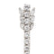 Boucles d'oreilles Boucles d'oreilles Pendantes Or blanc Diamant 58 Facettes 3376674CN
