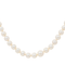Collier Collier de perles de culture en or blanc 18 carats et saphirs 58 Facettes 3376725CN