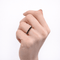 Bague 59 Bague demi-tour en or jaune 18 carats et saphirs 58 Facettes 33773