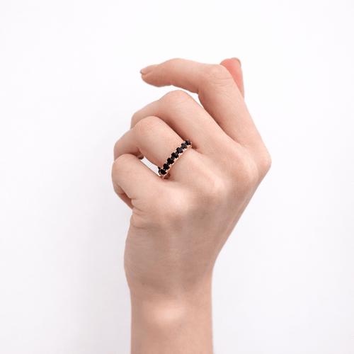 Bague 59 Bague demi-tour en or jaune 18 carats et saphirs 58 Facettes 33773