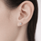 Boucles d'oreilles Dinh Van Le Cube Diamant - Boucles d’oreilles en or blanc 18 carats et diamants 58 Facettes 33779
