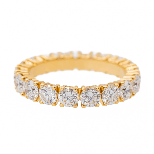 Bague 52 Bague Alliance américaine Or jaune Diamant 58 Facettes 3384911CN