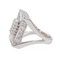 Bague 51.5 Bague pavée en or blanc 18 carats et diamants 58 Facettes 3389097CN