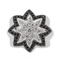 Bague 54 Bague étoile en or blanc 18 carats avec diamants 58 Facettes 3389098CN