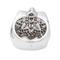Bague 54 Bague étoile en or blanc 18 carats avec diamants 58 Facettes 3389098CN