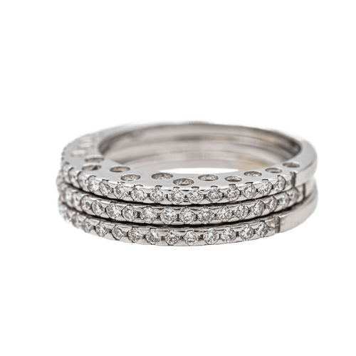 Bague 51 Bague Or blanc Diamant 58 Facettes 3389104CN