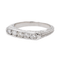 Bague 52 Bague demi-alliance en or blanc 18 carats et diamants 58 Facettes 3389105CN