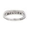 Bague 52 Bague demi-alliance en or blanc 18 carats et diamants 58 Facettes 3389105CN
