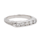 Bague 52 Bague demi-alliance en or blanc 18 carats et diamants 58 Facettes 3389105CN