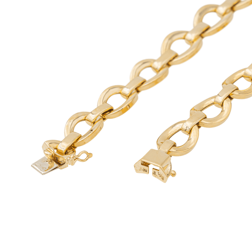Collier Collier Or jaune, Or blanc Diamant 58 Facettes 3389118CN