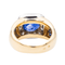 Bague 54 Bague Or jaune, Or blanc Saphir, Diamant 58 Facettes 3393426CN