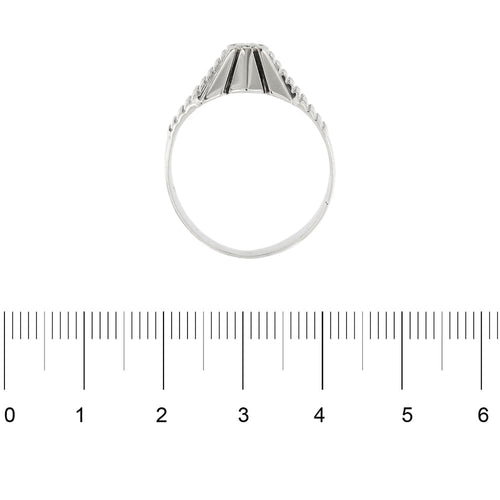 Bague Bague solitaire - Diamant 0,20 ct en or blanc 18 kt 58 Facettes 33986