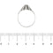 Bague Bague solitaire - Diamant 0,20 ct en or blanc 18 kt 58 Facettes 33986