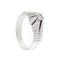 Bague Bague solitaire - Diamant 0,20 ct en or blanc 18 kt 58 Facettes 33986