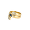 Bague 59 Bague Spirale en or jaune 18 carats et diamants, saphir 58 Facettes BO/240042