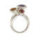 Bague Anello Lira - Bague en or blanc 18 carats avec diamants et pierres précieuses 58 Facettes 34070