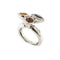 Bague Anello Lira - Bague en or blanc 18 carats avec diamants et pierres précieuses 58 Facettes 34070