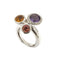 Bague Anello Lira - Bague en or blanc 18 carats avec diamants et pierres précieuses 58 Facettes 34070