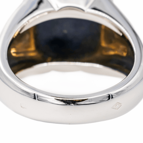 Bague 53 Hermès Bague  Or blanc Lapis lazuli 58 Facettes 3411142CN