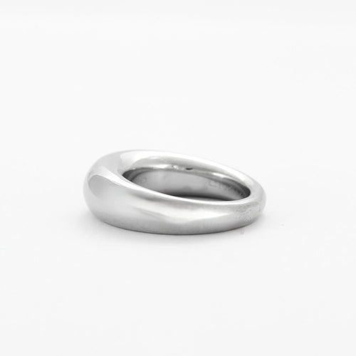 Bague 53 CHAUMET - Bague Jonc Or Blanc 58 Facettes DV0368-4