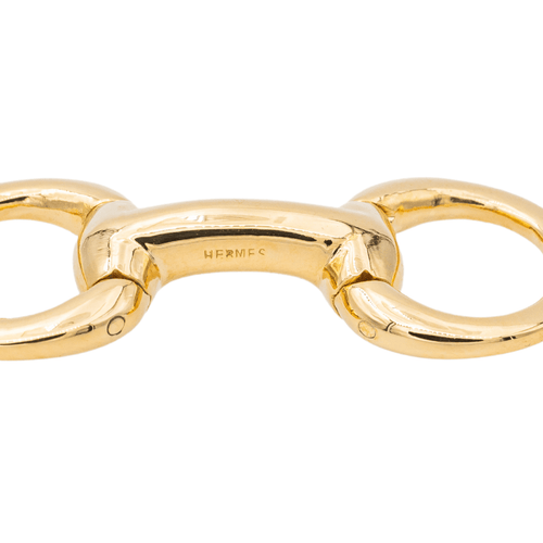 Boutons de manchette Hermès Mors - Boutons de manchette en or jaune 18 carats 58 Facettes 3423439CN